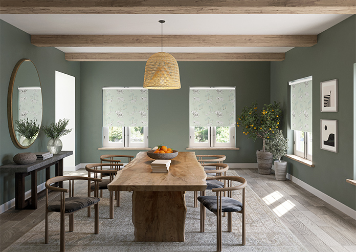 Elephant Herd, Pasture - Twist&Fit Roller Blind - Image 8